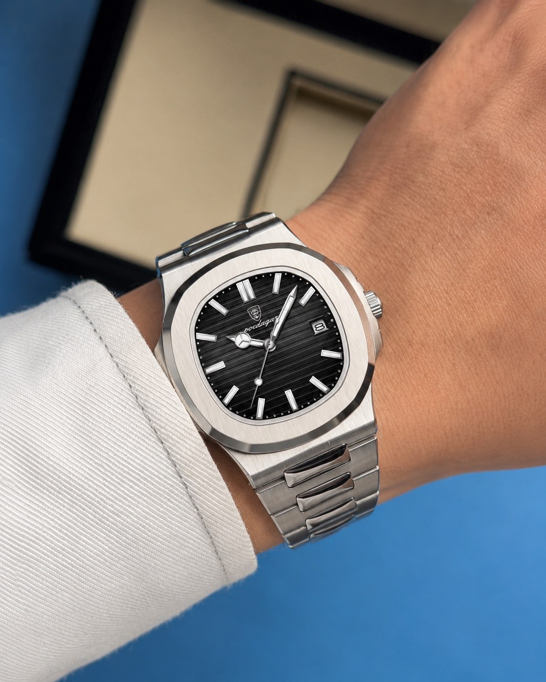 poedagar   New collection ✨️   《highe quality》                        ⌚️ ظرافتی که از هر زاویه می‌درخشد...  برند شرکتی   شب نما  بند استیل مقاوم دربرابر آب  شیشه معدنی رنگ ثابت  قفل سگک دوپروانه ای  موتور کوارتز