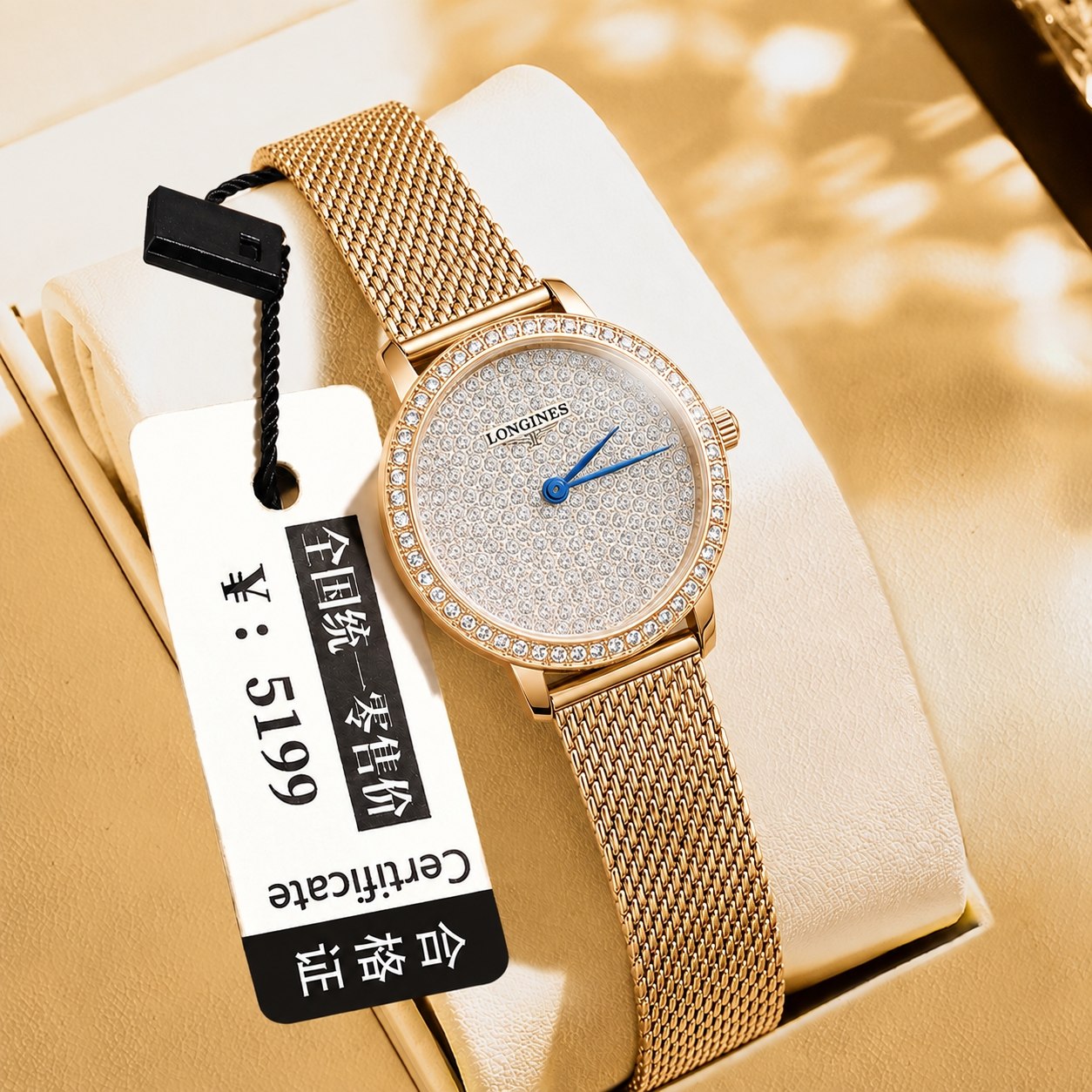 ☑️LONGINES  new collection ✨️   🛍highe quality                       🍃ساعتمچی زنونه لونجین   صفحه نگین کاری شده با درخشش خیره کننده دارای روزشمار  قفل ریلی کشویی بند میلانس ظریف  قاب نگین دار موتور کوارتز  خاص وجذاب
