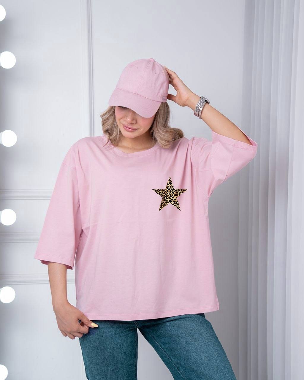تیشرت باکسی 😍luxury😍 (کاملا مزونی) ➖سایز بندی :فری سايز از ۳۶ تا ۴۶ ➖جنس : پنبه سوپر نخ