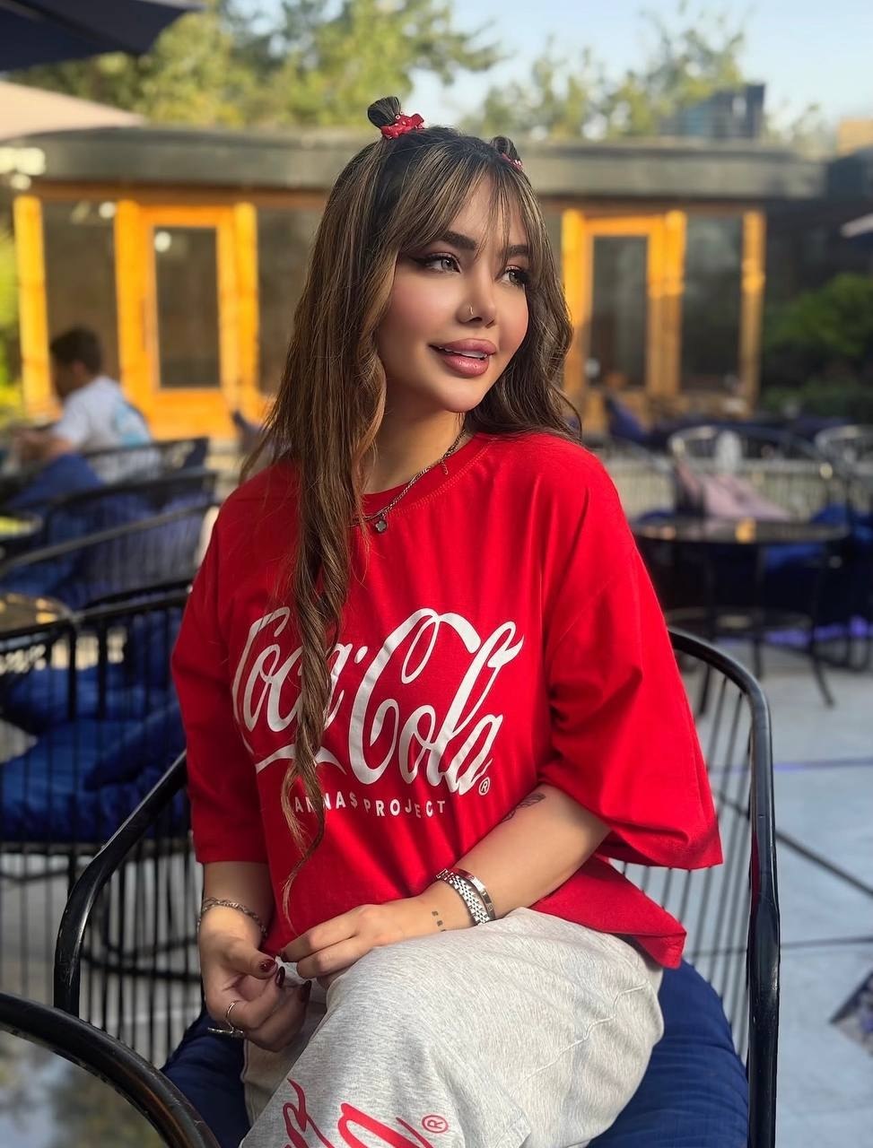 تیشرت باکسی 😍luxury😍 (کاملا مزونی) ➖سایز بندی :فری سايز از ۳۶ تا ۴۶ ➖جنس : پنبه سوپر نخ