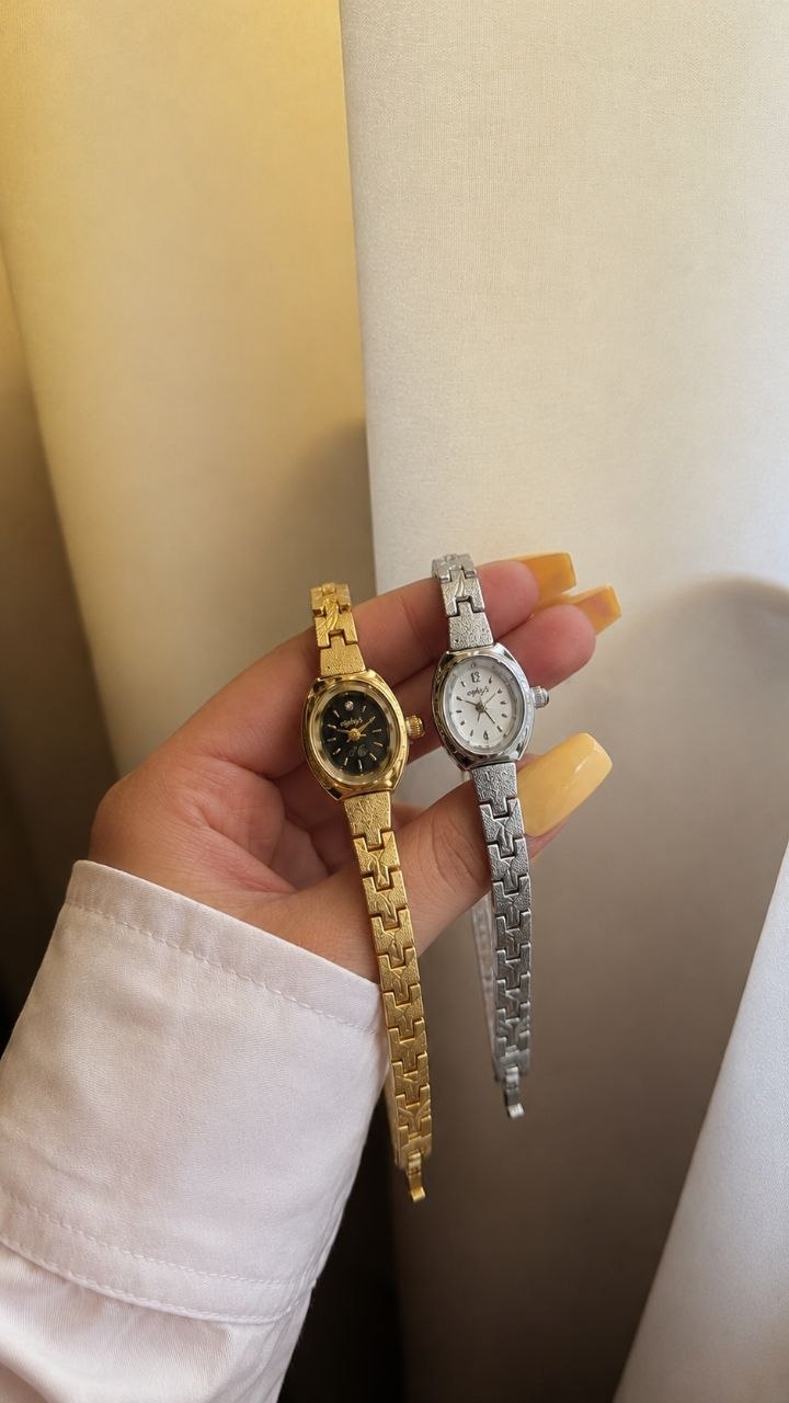 eightys  jewellery antique        ♤خلق یک استایل بی رقیب   ⚡️طرح ده هشتاد میلادی  برند شرکتی  شیشه سافایر  قفل  دستبندی  موتورکوارتز  بند استیل رنگ ثابت  مقاوم دربرابر آب در حد شستن دست   ضد حساسیت